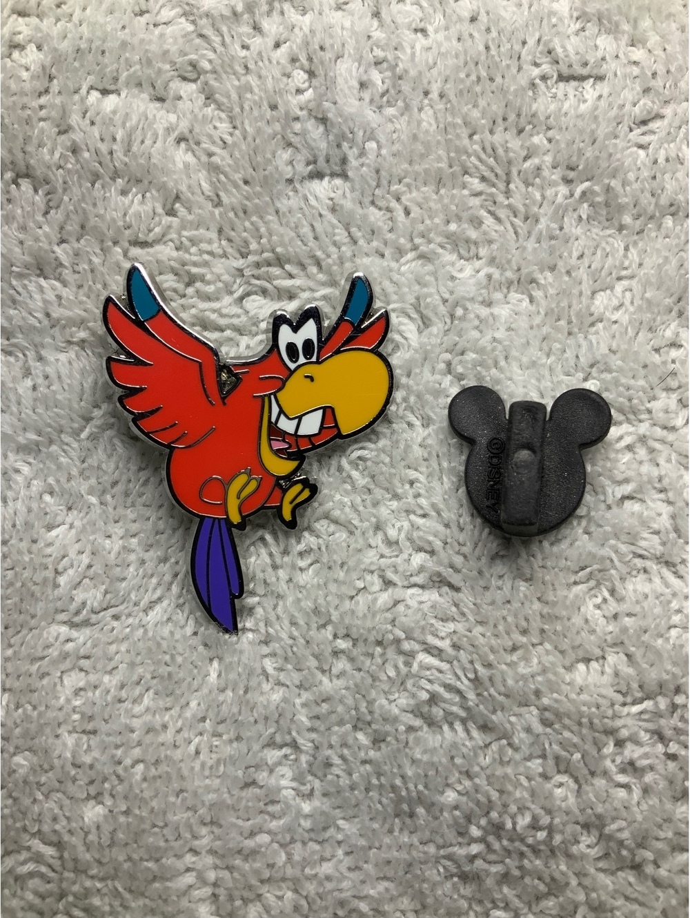 Iago Hidden Mickey Disney Pin